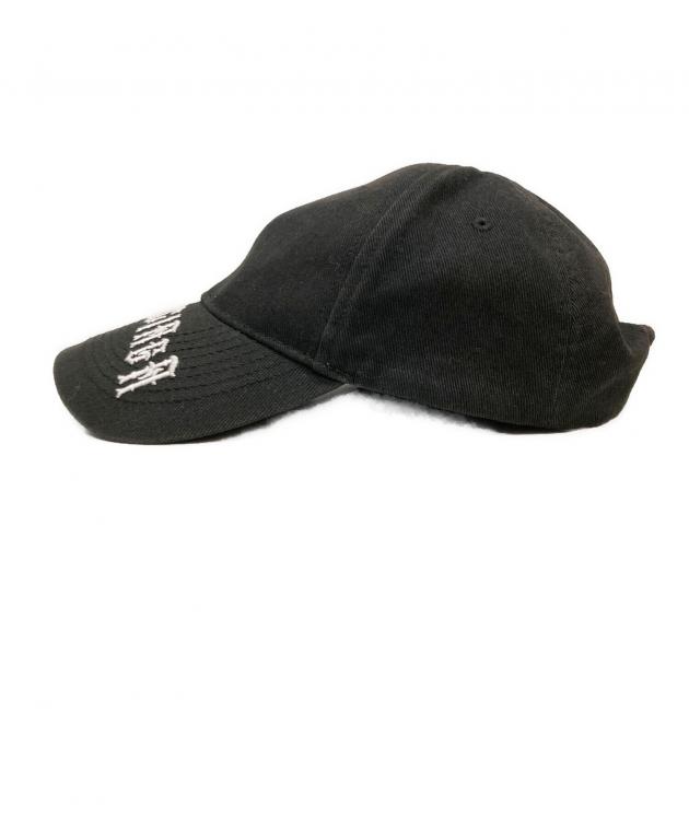 中古・古着通販】BALENCIAGA (バレンシアガ) Tattoo Logo Cap ブラック