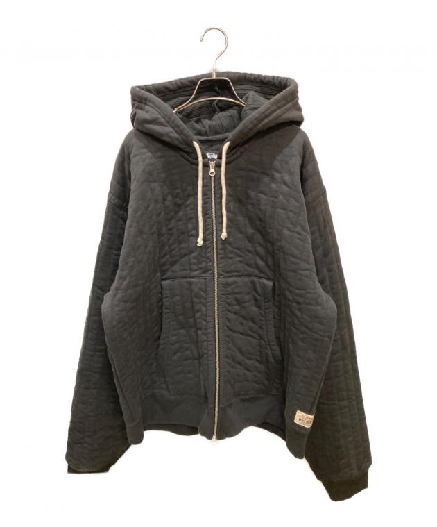 中古・古着通販】stussy (ステューシー) VERTICAL QUILTED ZIP HOODIE