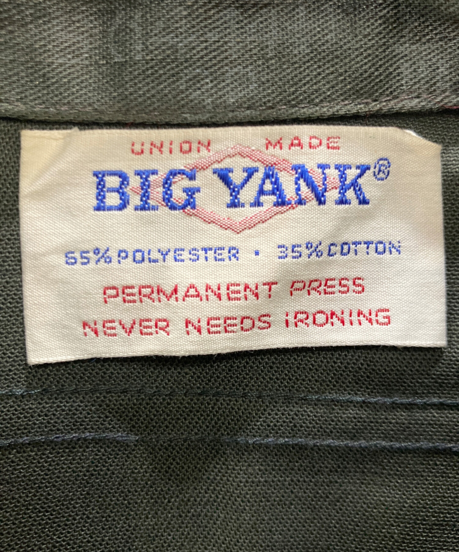 中古・古着通販】BIG YANK (ビッグヤンク) ヴィンテージワークシャツ