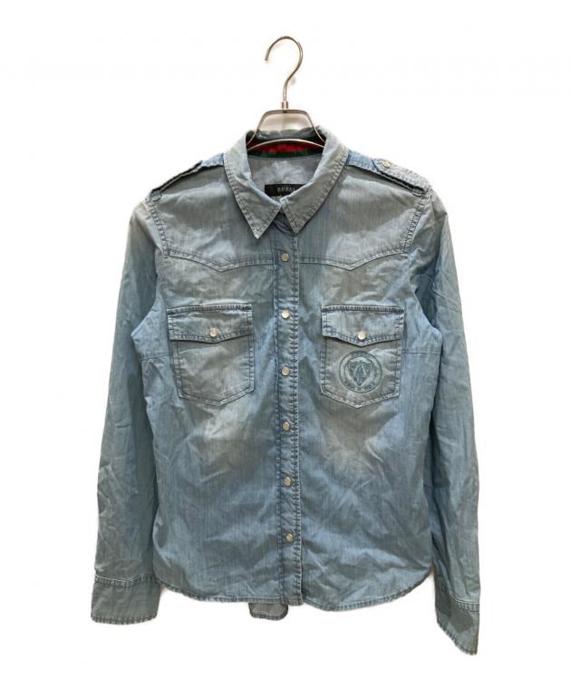 GUCCI 長袖 デニム シャツ42新品未使用 中古・古着通販】GUCCI (グッチ) ウエスタンデニムシャツ インディゴ