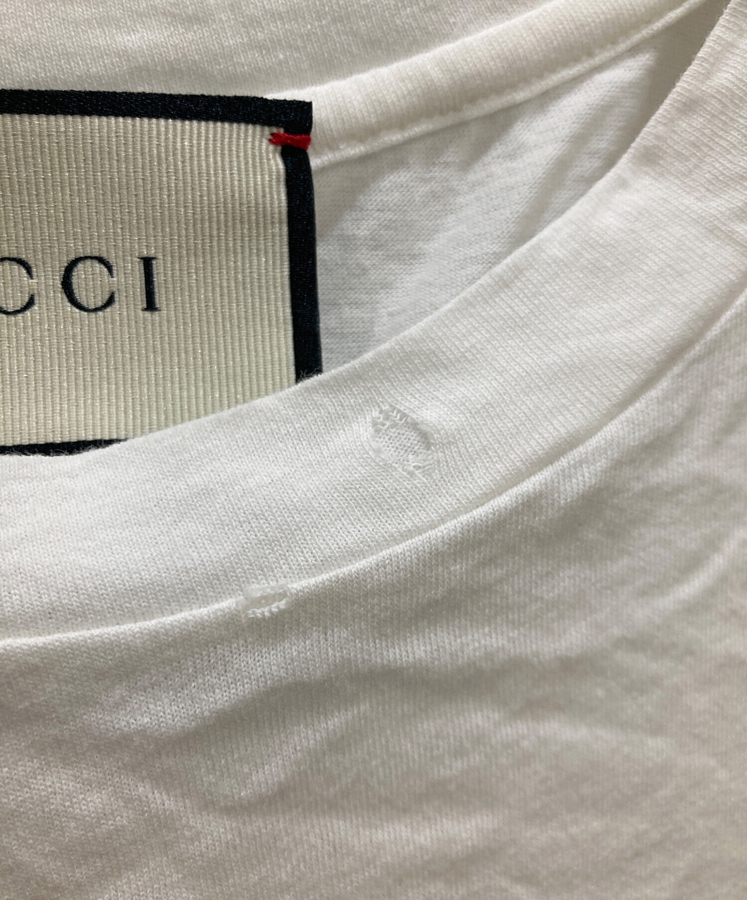 中古・古着通販】GUCCI (グッチ) ロゴ オーバーサイズ コットン T