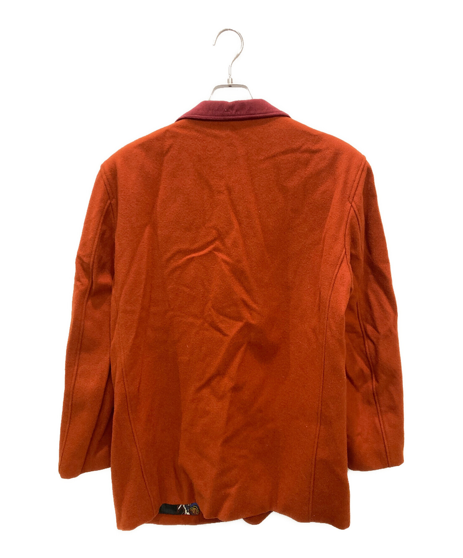Vintage KENZO オレンジ ジャンパー 中古・古着通販】KENZO (ケンゾー) 古着裏地総柄ウールジャケット