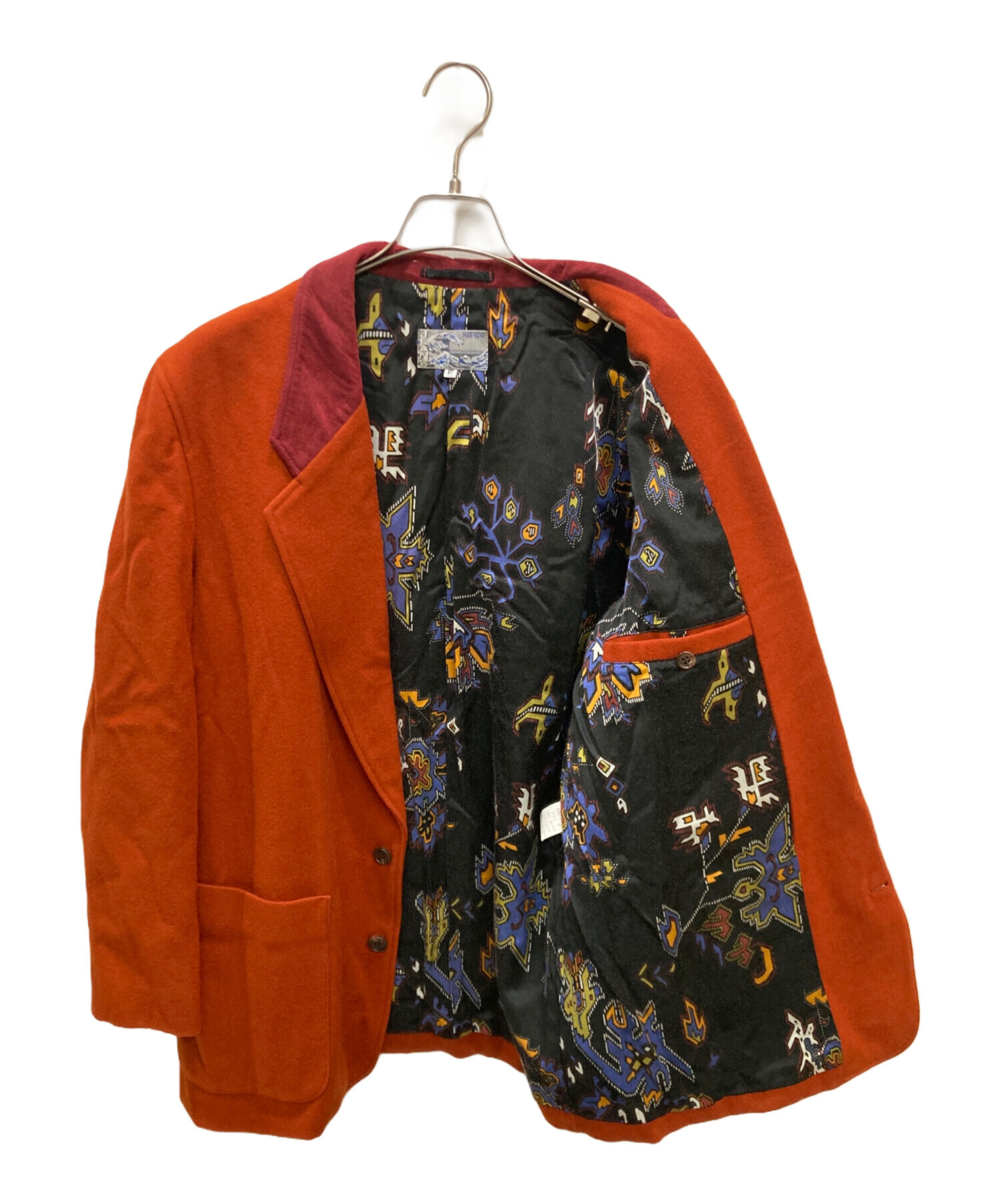 中古・古着通販】KENZO (ケンゾー) 古着裏地総柄ウールジャケット