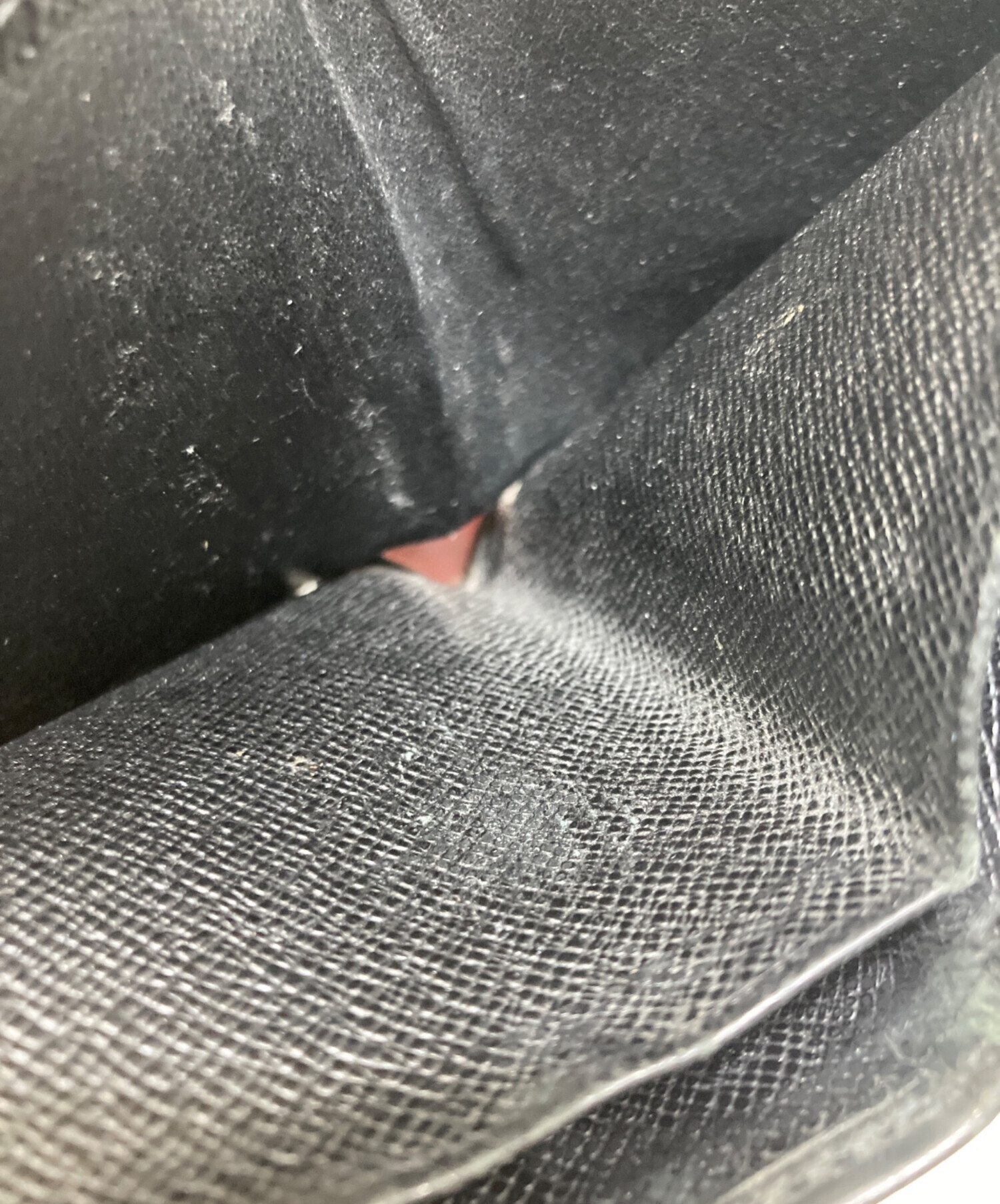 中古・古着通販】LOUIS VUITTON (ルイ ヴィトン) 2つ折り財布 ブラック