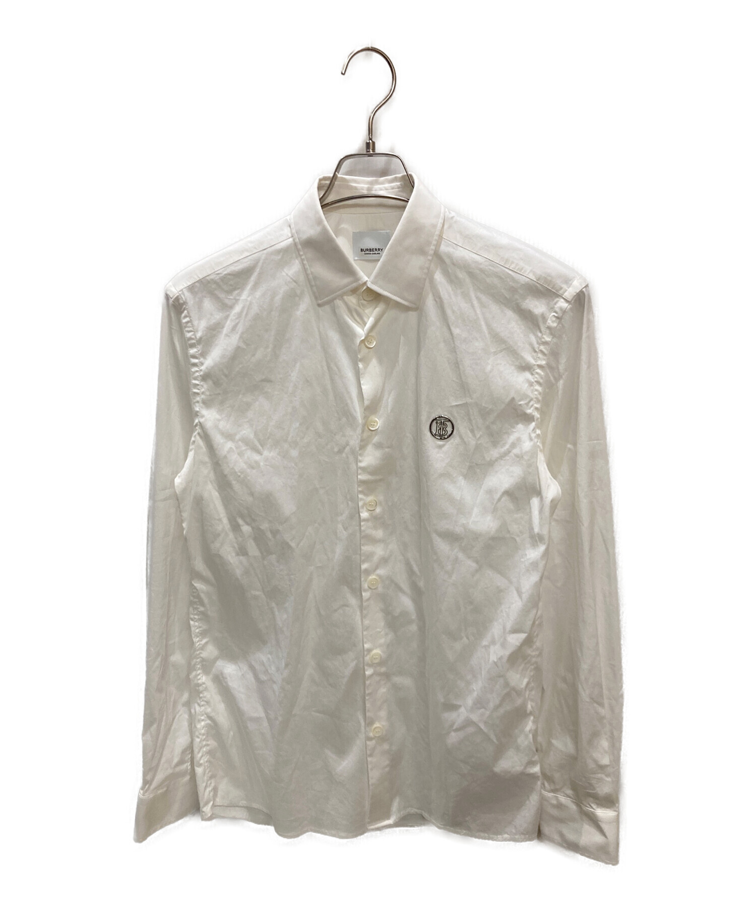 中古・古着通販】BURBERRY (バーバリー) TBロゴプレートシャツ 