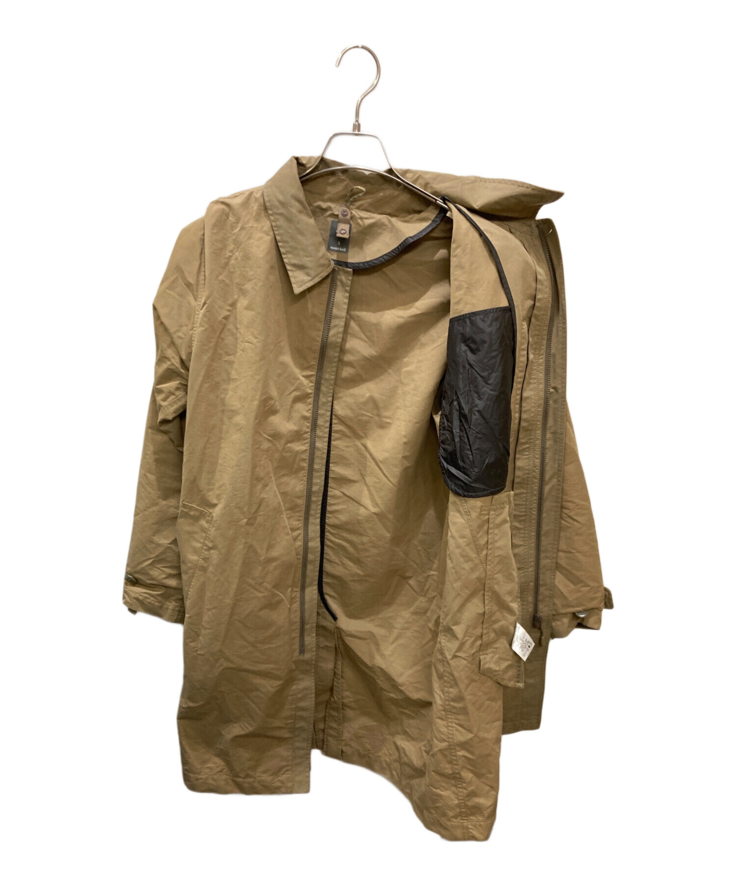美品 モンベル　mont-bell ダウン ライナーコート M ベージュ 中古・古着通販】mont-bell (モンベル) ダウンライナー付きステン