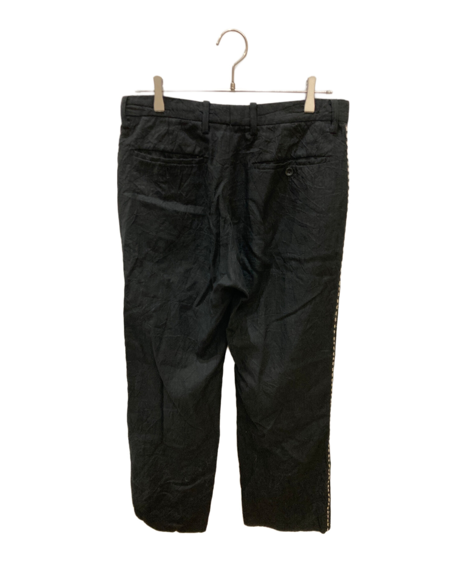 ⭐️筆タグイッセイミヤ綿麻パンツ極美品⭐️ 中古・古着通販】ISSEY MIYAKE MEN (イッセイミヤケメン) ステッチ