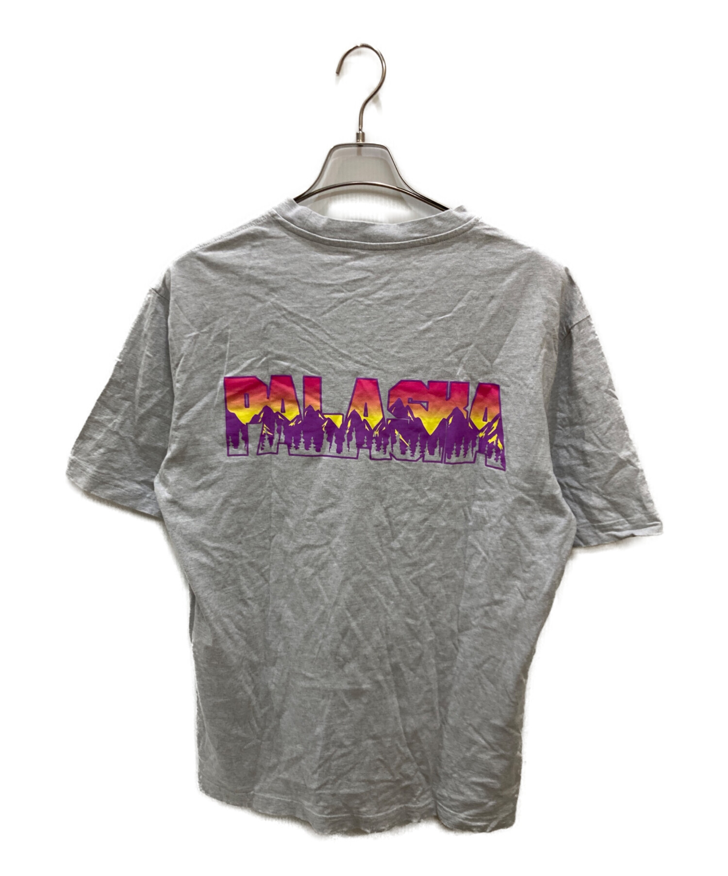 中古・古着通販】PALACE (パレス) PALASKA T-SHIRT グレー サイズ:L 