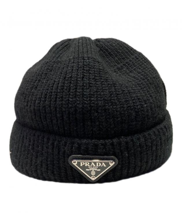 中古・古着通販】PRADA (プラダ) トライアングルロゴ カシミヤブレンド
