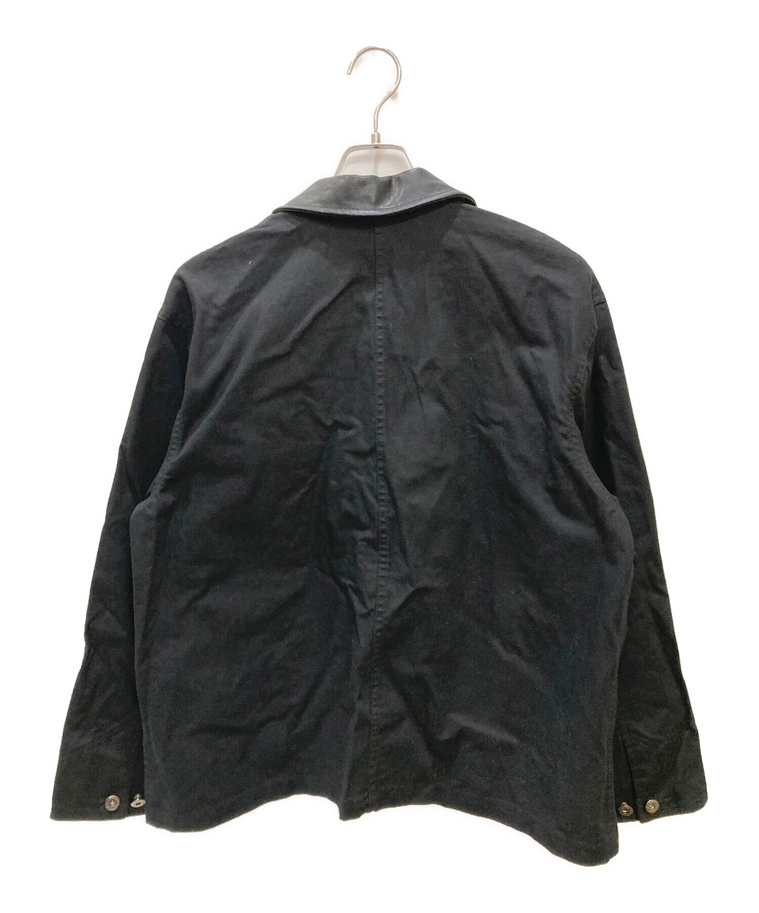 中古・古着通販】AIVER (アイバー) ﾚｻﾞｰ襟切替ダックカバーオール