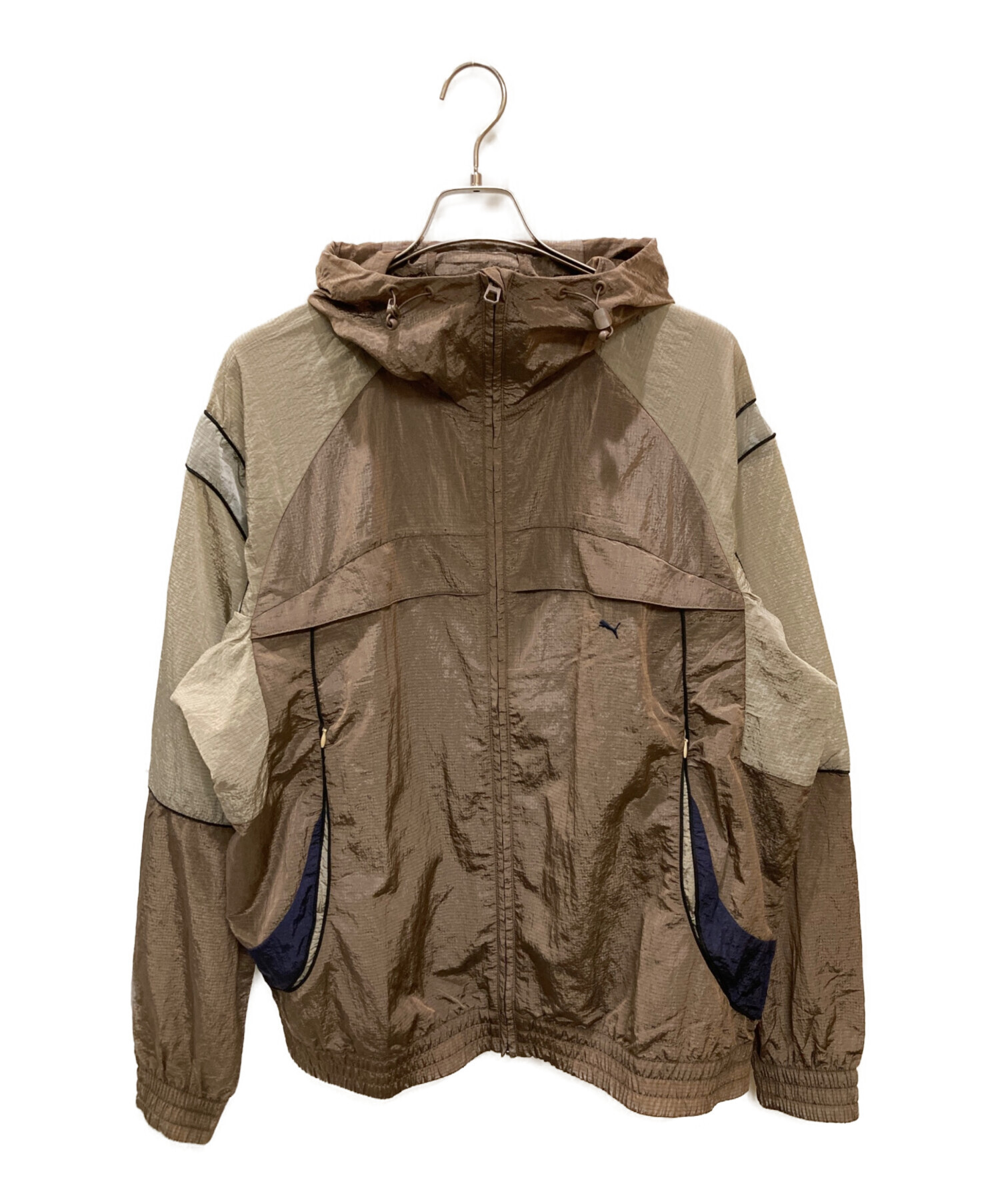 中古・古着通販】PUMA (プーマ) CLRT RIPSTOP JACKET ブラウン サイズ