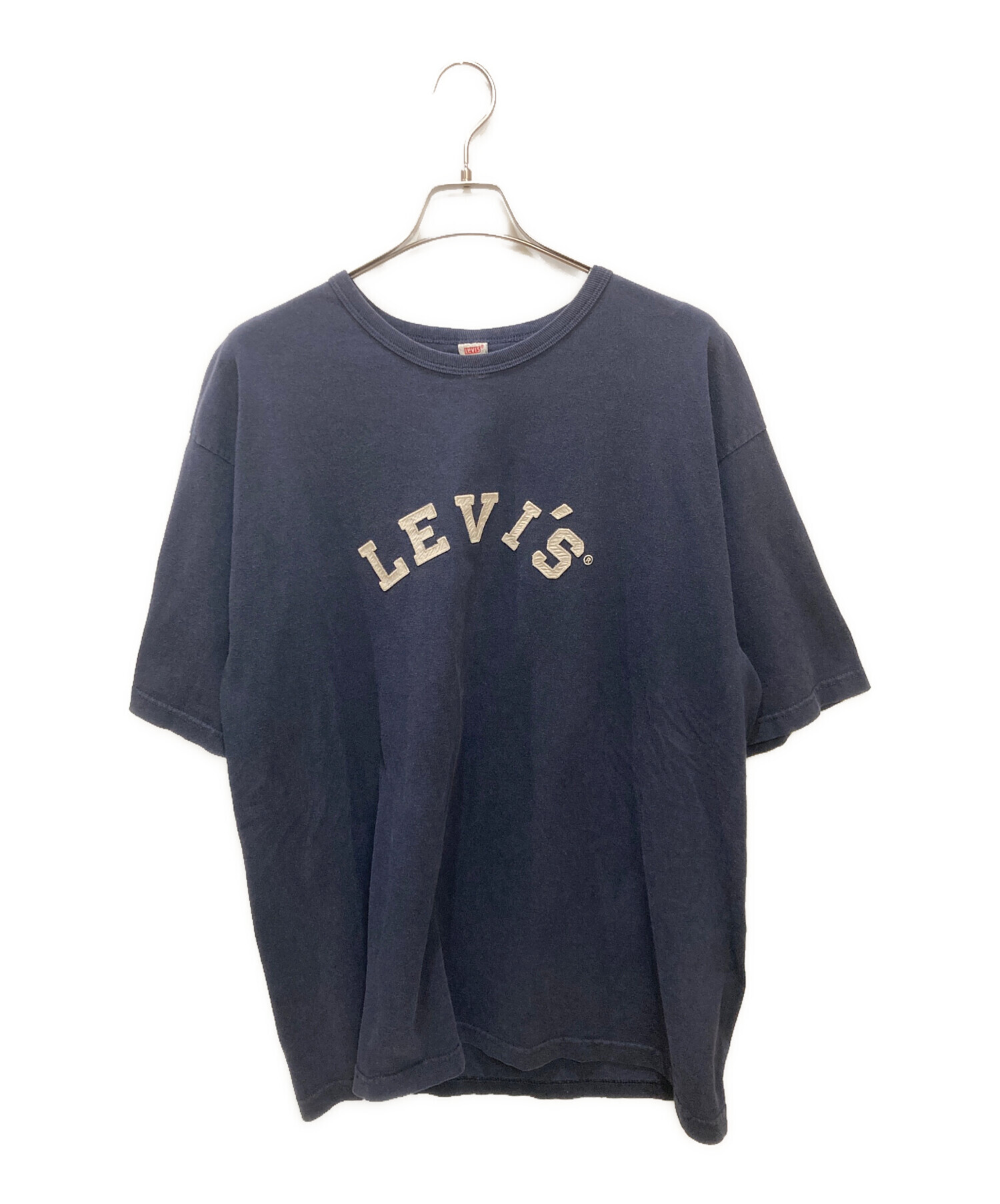 中古・古着通販】LEVI'S (リーバイス) 刺繍tシャツ ネイビー サイズ:XL