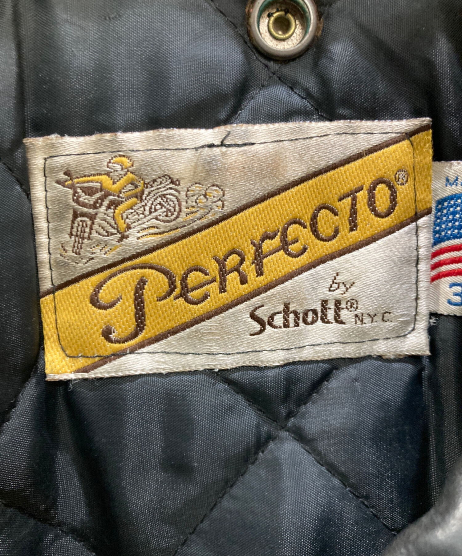中古・古着通販】Schott (ショット) レザーダブルライダースジャケット