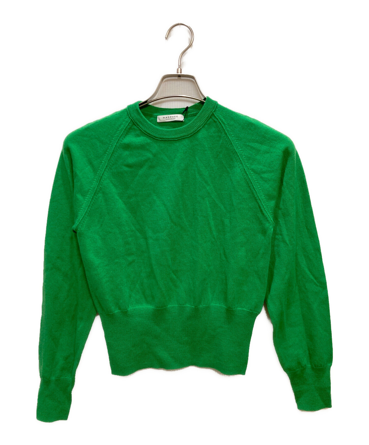 中古・古着通販】MACPHEE (マカフィー) プレーンウール クルーネック