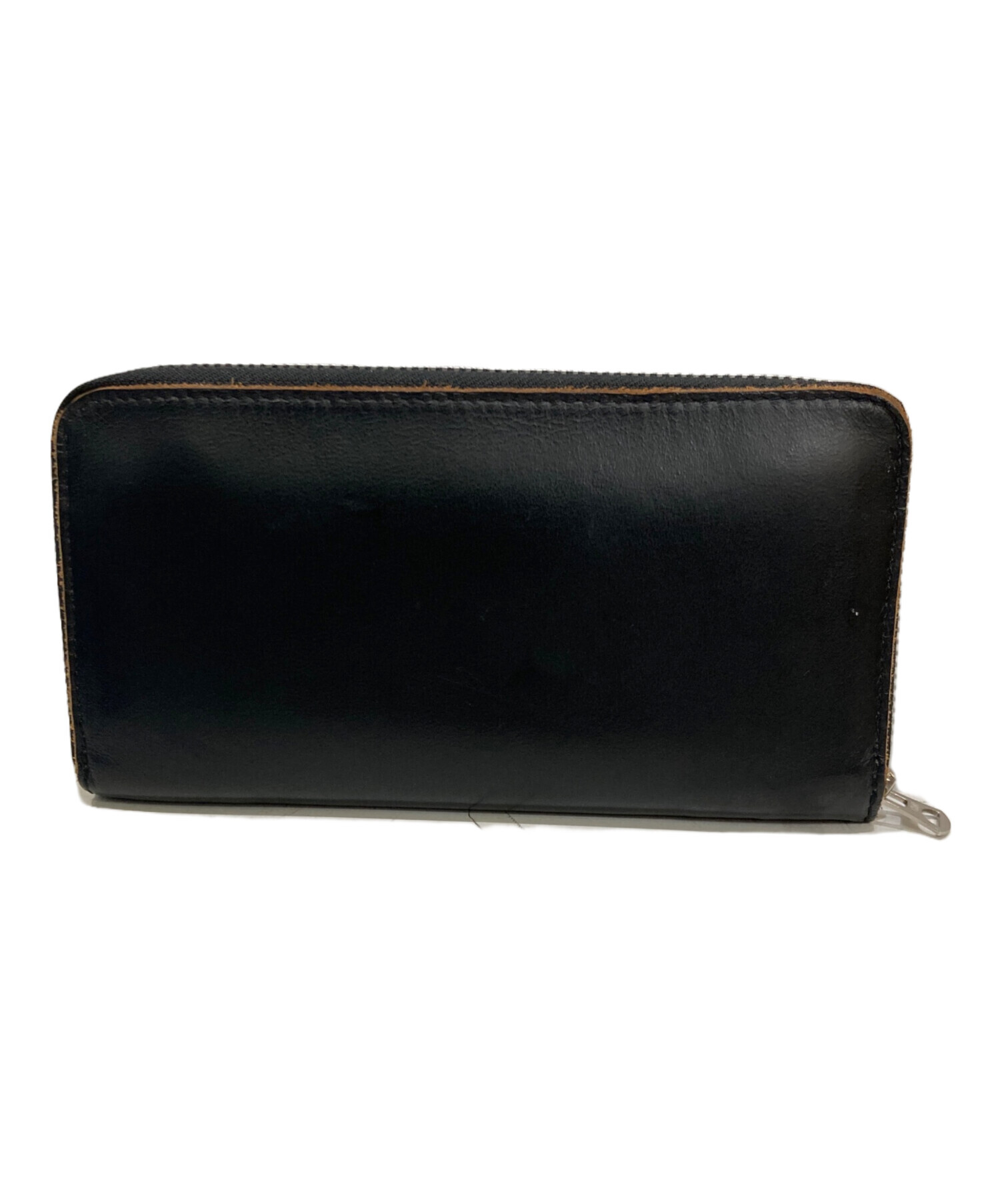 ☆美中古品☆ Schott ONE STAR ZIP WALLET／馬革／箱付き 中古・古着通販】Schott (ショット) ONE STAR ZIP WALLET ブラック