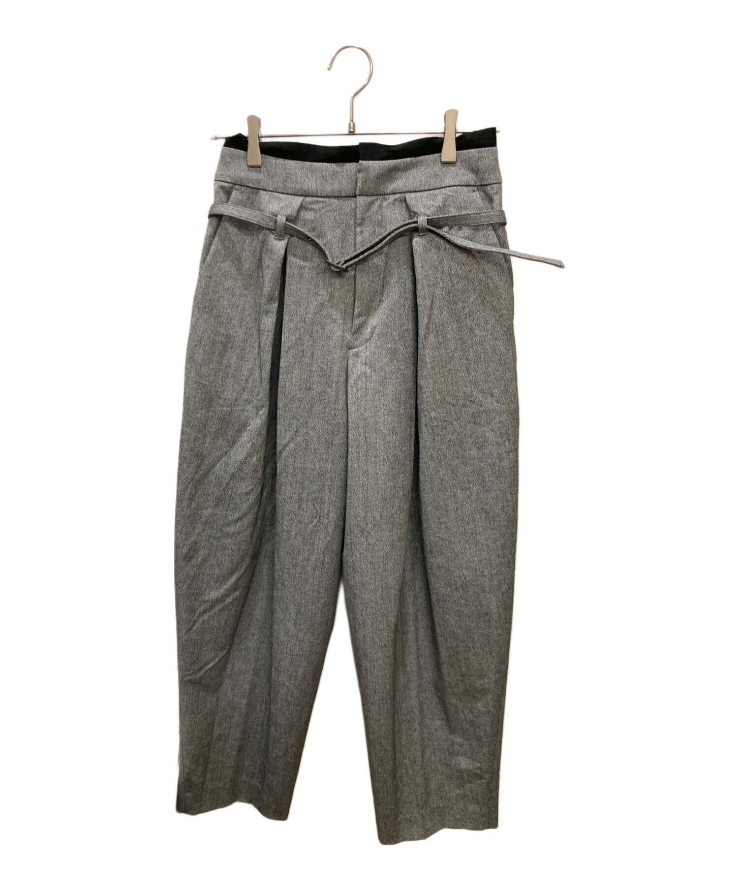 中古・古着通販】LOHEN (ローヘン) バイカラーカットオフタックパンツ