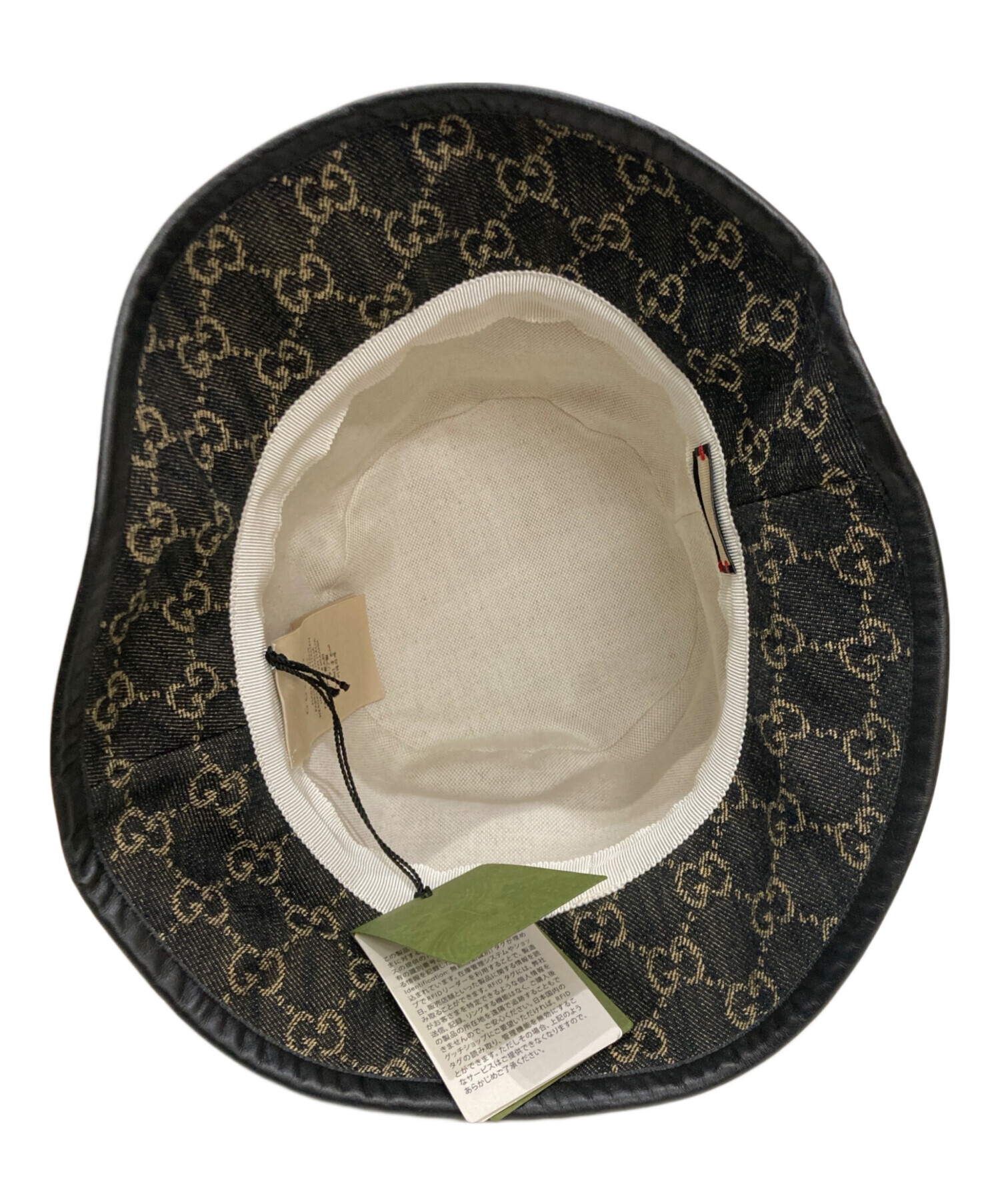 中古・古着通販】GUCCI (グッチ) GGキャンバス デニムジャガードハット
