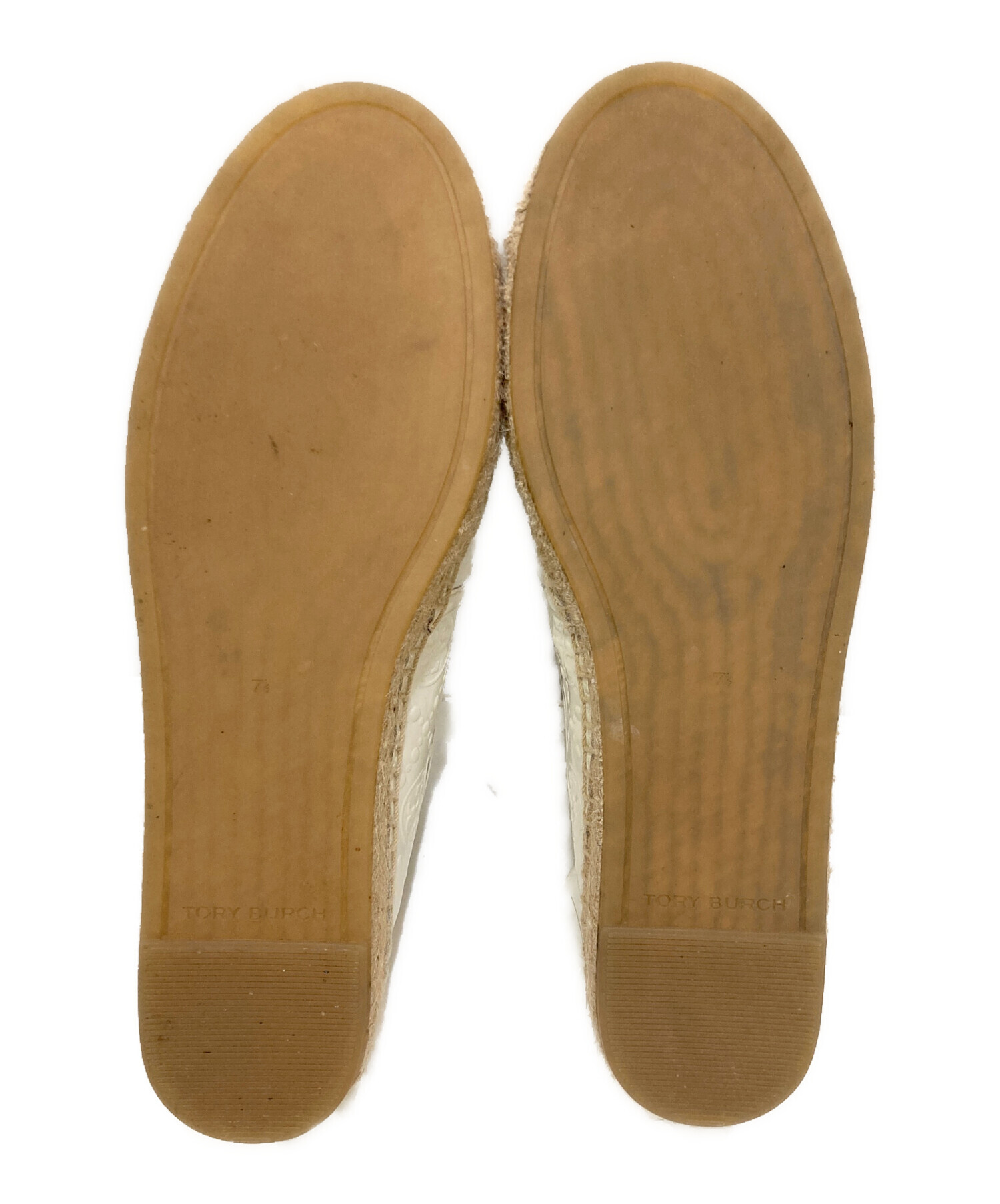 中古・古着通販】TORY BURCH (トリーバーチ) エスパドリーユ ホワイト