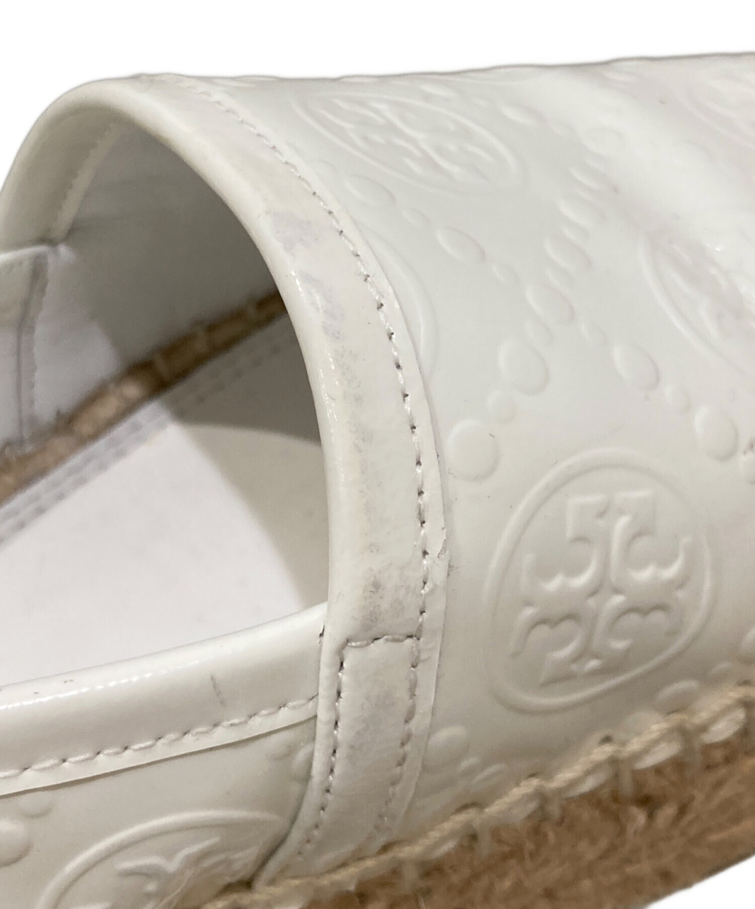 中古・古着通販】TORY BURCH (トリーバーチ) エスパドリーユ ホワイト
