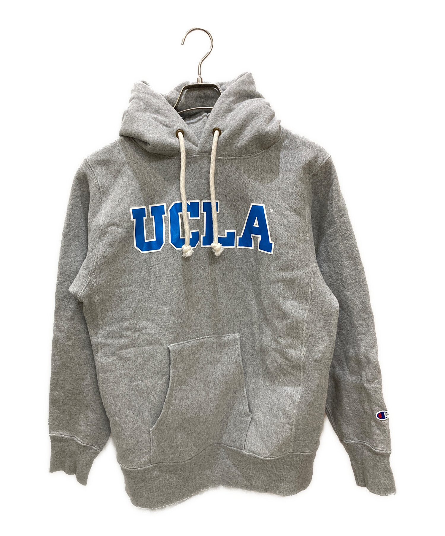 古着 チャンピオン Champion REVERSE WEAVE リバースウィーブ カレッジ キャラクター スウェットプルオーバーパーカー メンズM相当/eaa635462 中古・古着通販】Champion REVERSE WEAVE (チャンピオン リバース