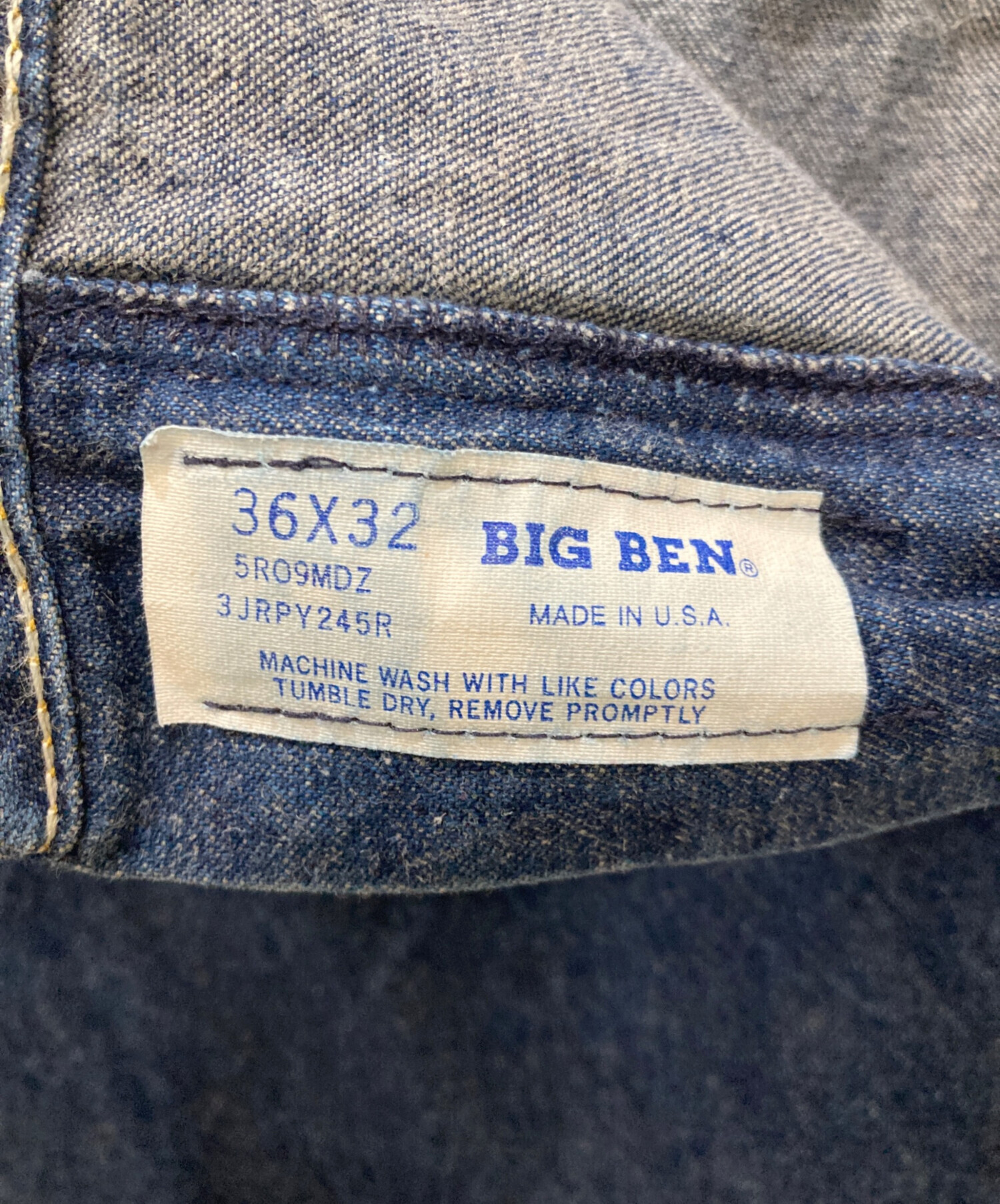 中古・古着通販】BIG BEN (ビックベン) 古着ペインターデニム