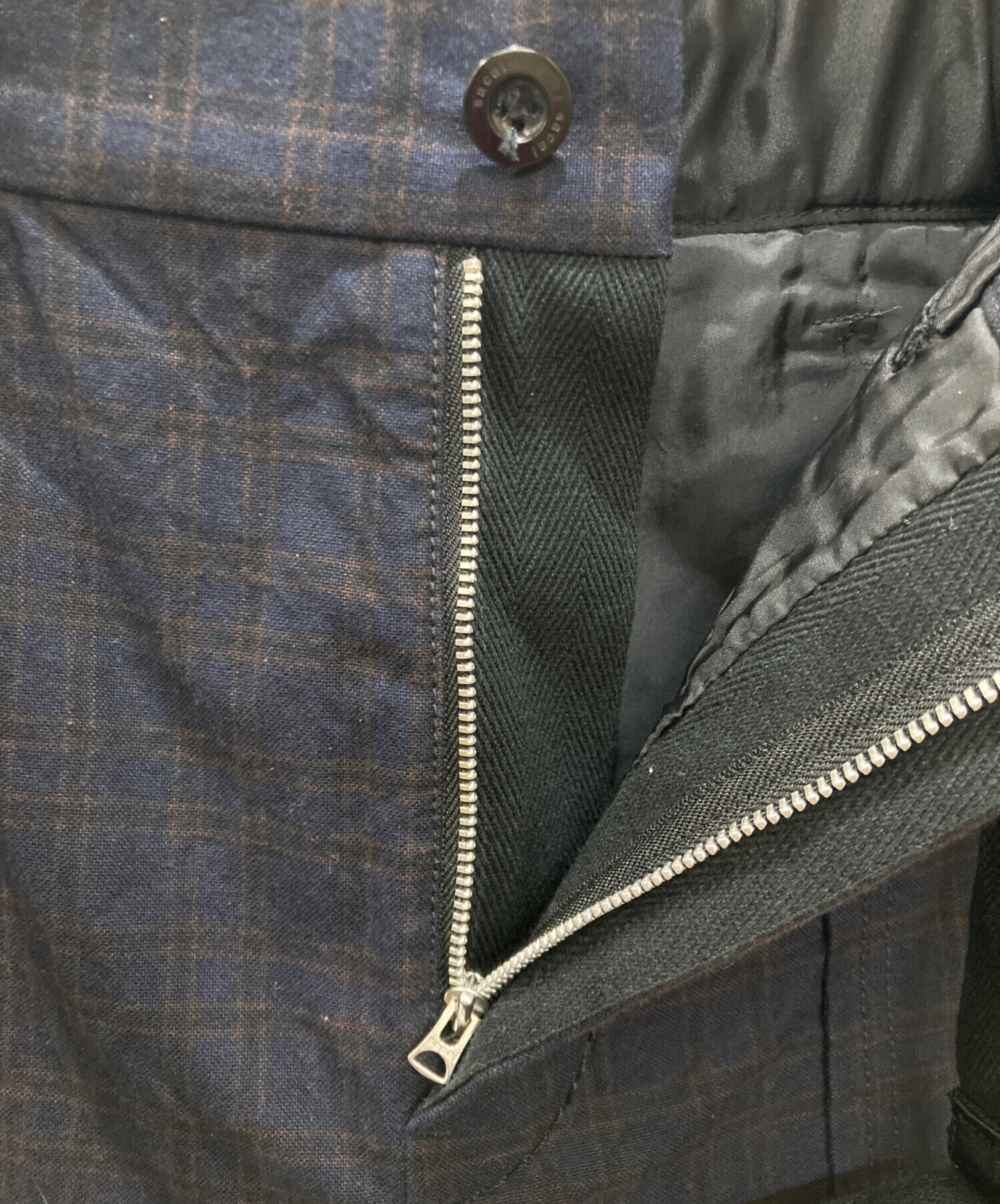 中古・古着通販】sacai (サカイ) グレンチェック・ベルテッド