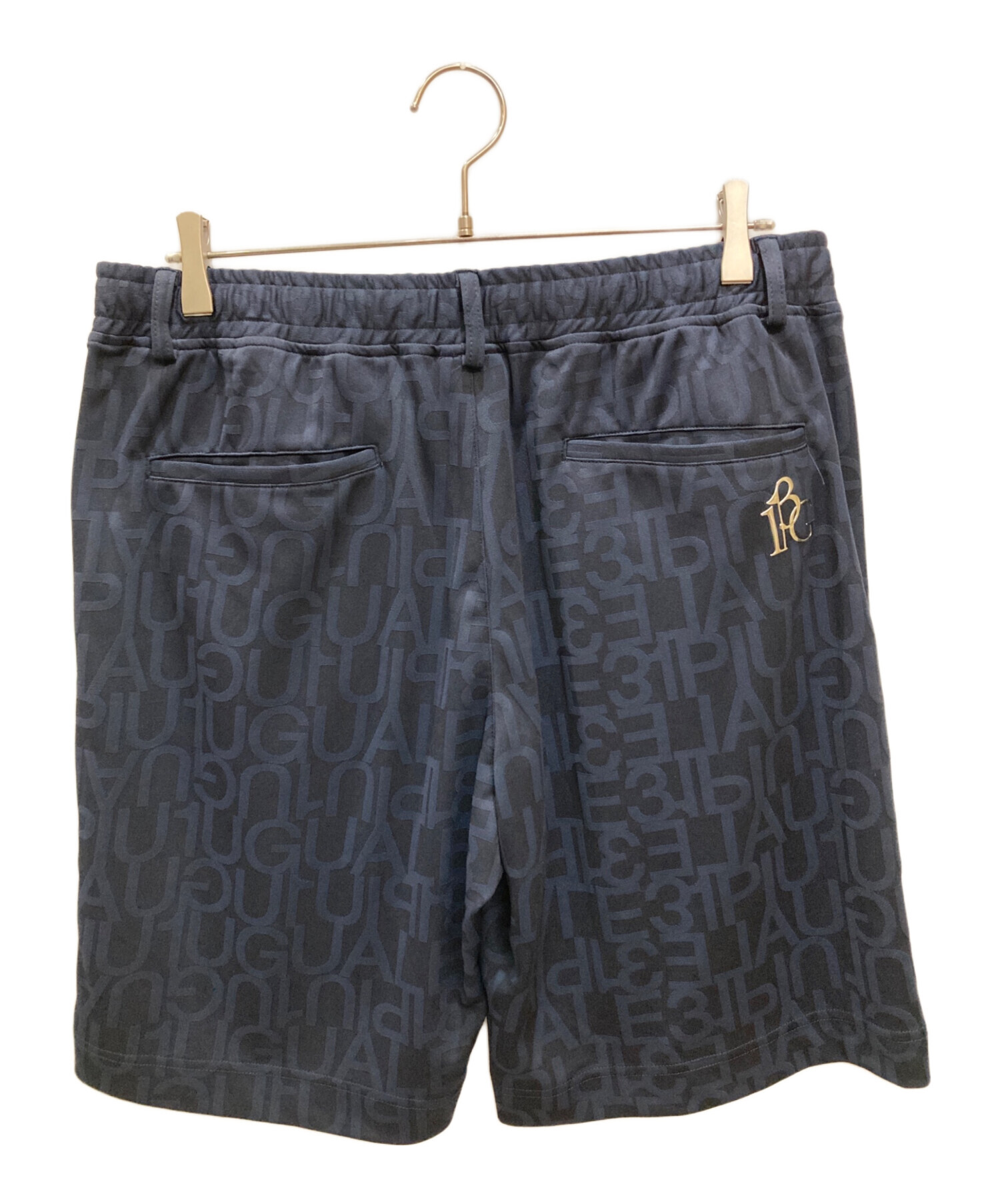 【未使用】1piu1uguale3柄ショートパンツネイビー 未使用】1piu1uguale3柄ショートパンツネイビー 中古・古着通販