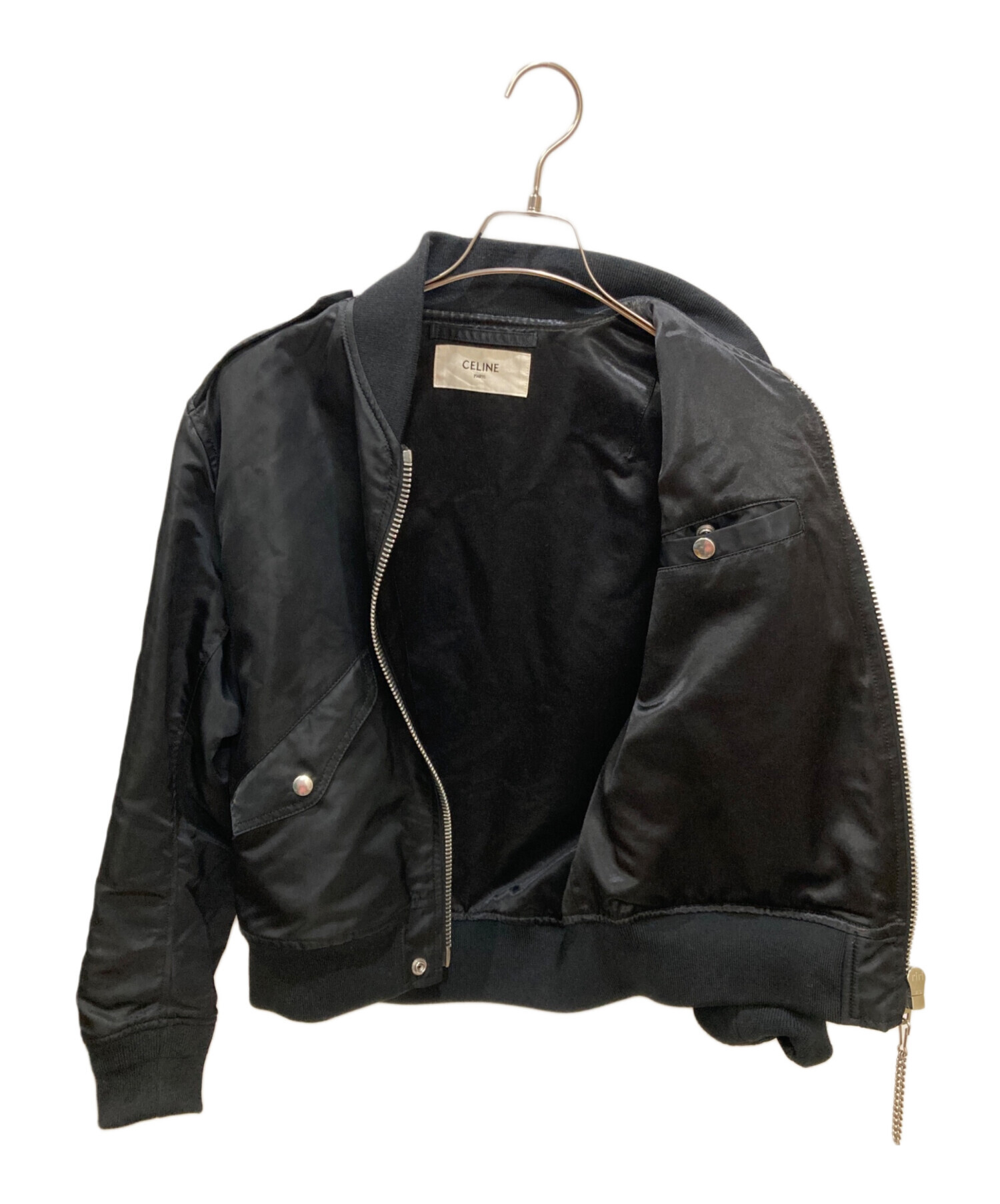 中古・古着通販】CELINE (セリーヌ) ナイロンツイルボンバーブルゾン