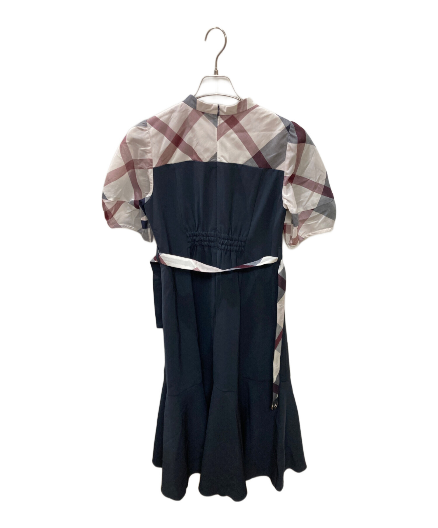 【BLUE LABEL】長袖ワンピース（新品未使用タグ付） 中古・古着通販】BLUE LABEL CRESTBRIDGE (ブルーレーベルクレスト