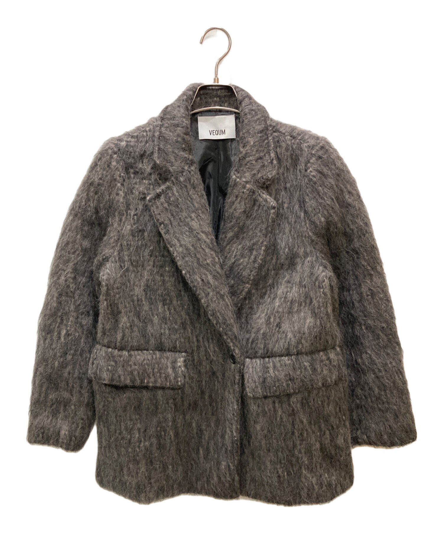 中古・古着通販】VEQUM (ベクム) SHAGGY JACKET ブラウン サイズ:Free