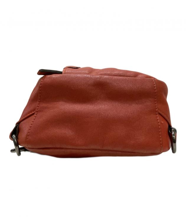 【美品・希少】TUMI モントレースリング ボディバッグ 赤タグ 中古・古着通販】TUMI (トゥミ) レザースリングバック オレンジ