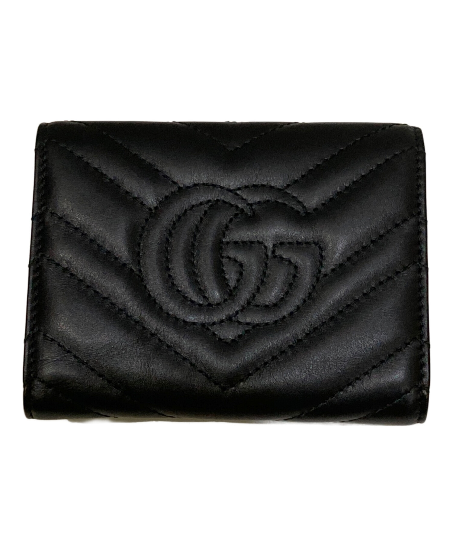 中古・古着通販】GUCCI (グッチ) GGマーモント キルティング財布