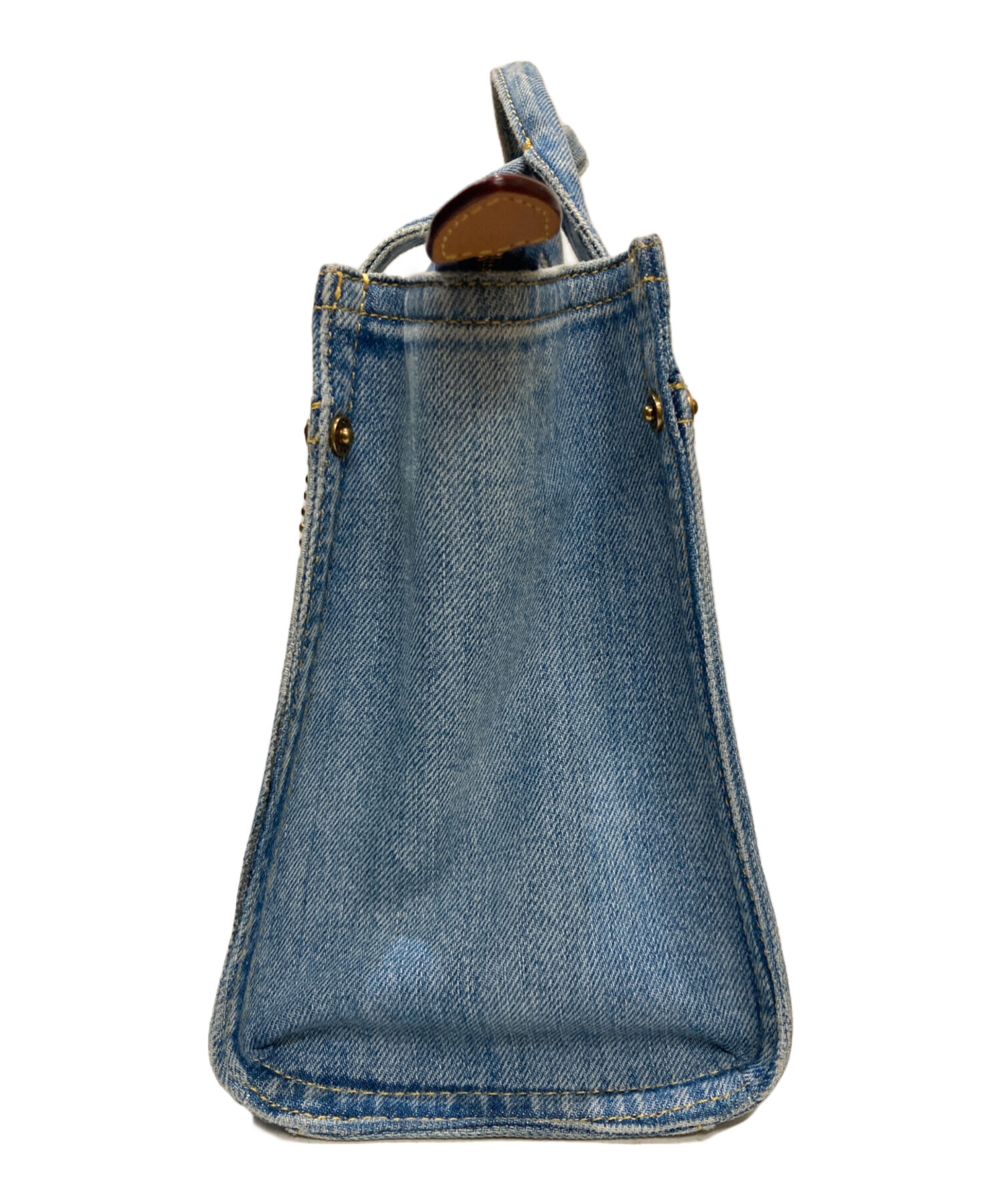 中古・古着通販】COACH (コーチ) デニム カーゴトート26 インディゴ