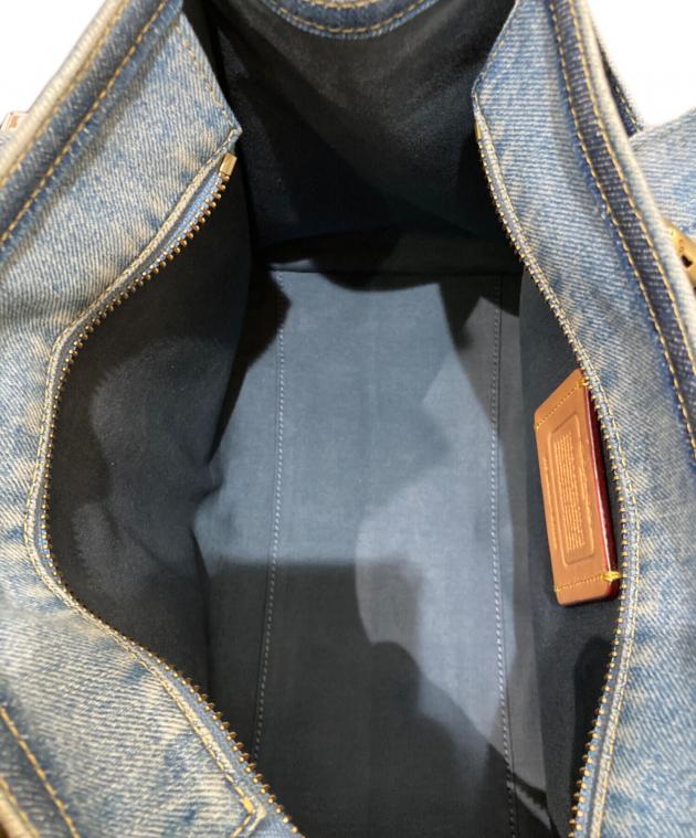 中古・古着通販】COACH (コーチ) デニム カーゴトート26 インディゴ
