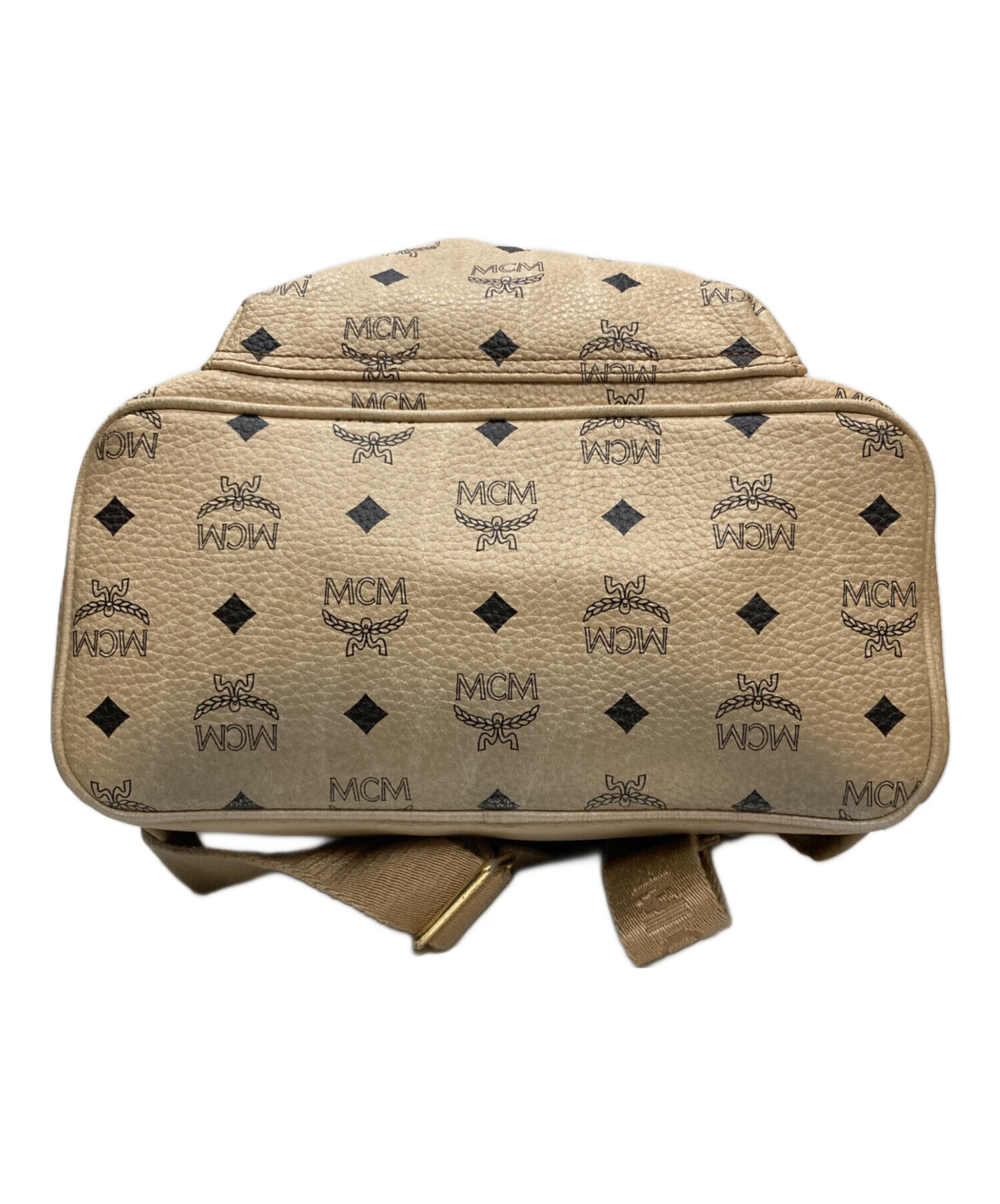 中古・古着通販】MCM (エムシーエム) リュック ベージュ｜ブランド