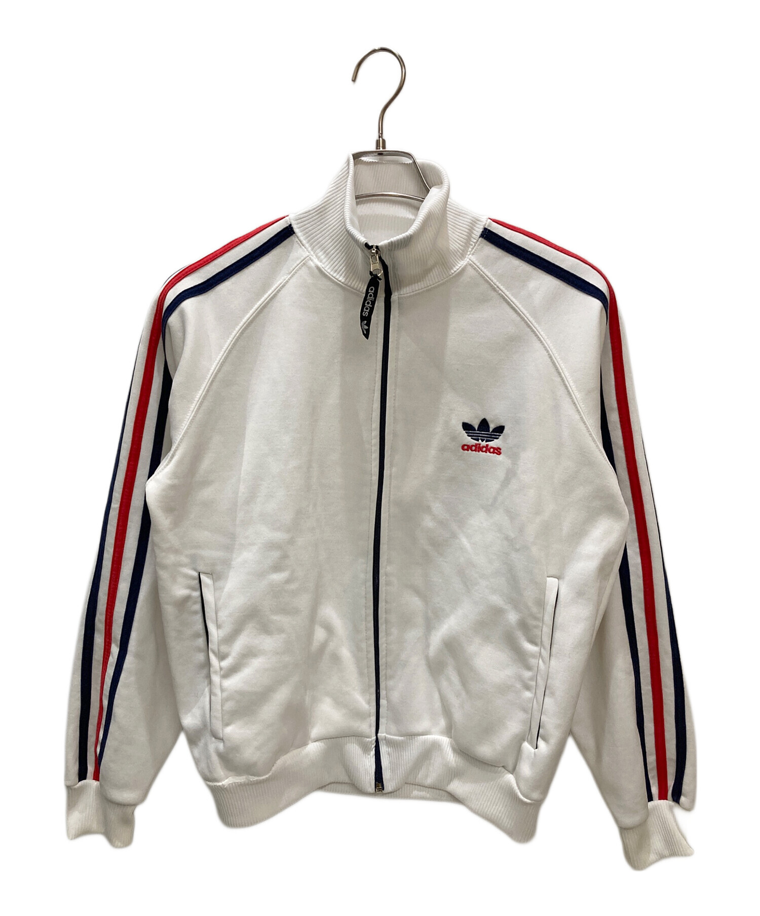 中古・古着通販】adidas (アディダス) トラックジャケット ホワイト