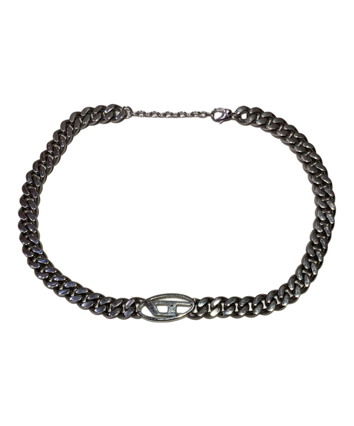 中古・古着通販】DIESEL (ディーゼル) Dロゴチェーンネックレス
