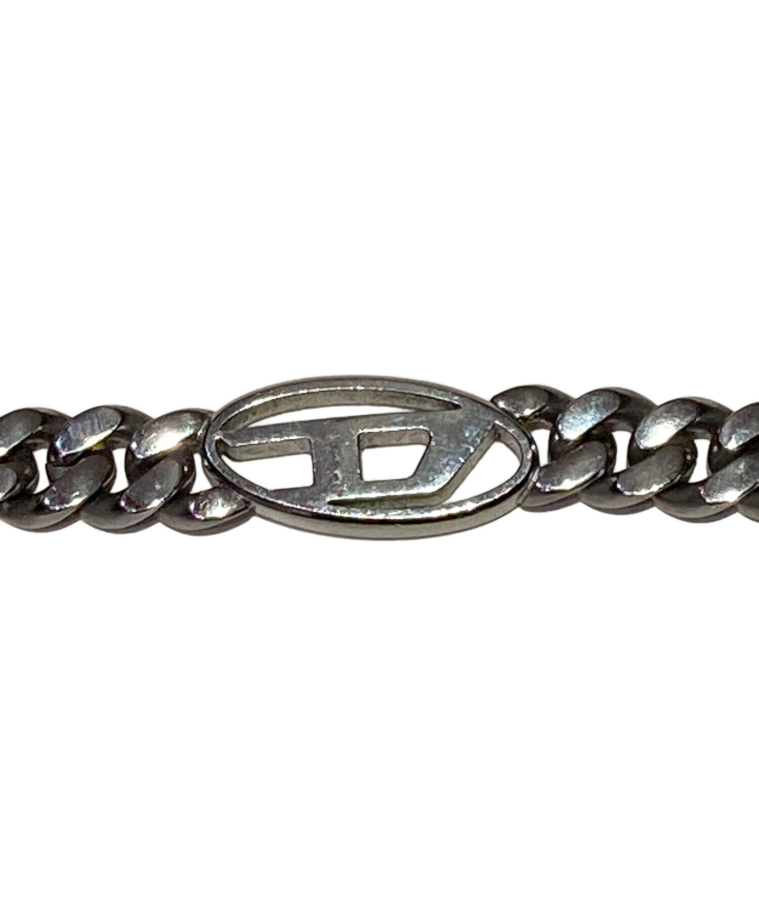中古・古着通販】DIESEL (ディーゼル) Dロゴチェーンネックレス