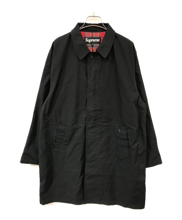 中古・古着通販】SUPREME (シュプリーム) ピルトレンチコート ブラック 