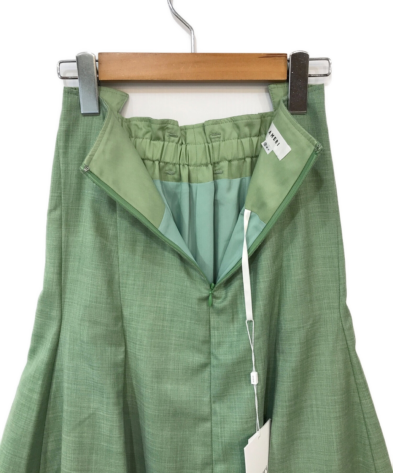 中古・古着通販】AMERI (アメリ) WRAPPING BELTED SKIRT グリーン  