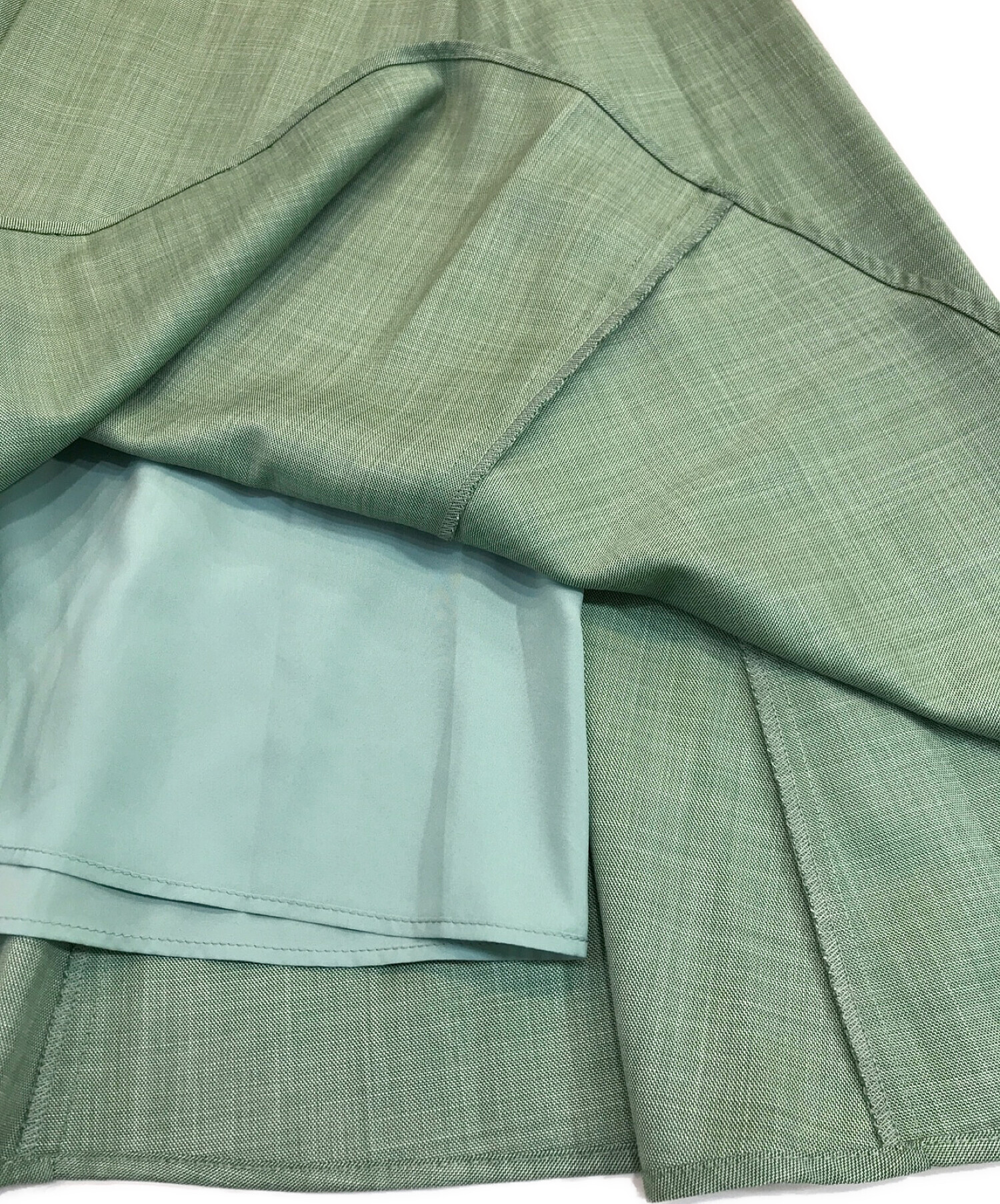 中古・古着通販】AMERI (アメリ) WRAPPING BELTED SKIRT グリーン  