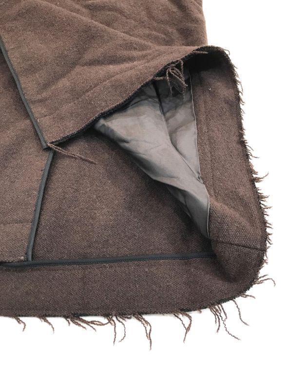 中古・古着通販】LOEFF (ロエフ) ドビーテントガウンコート ブラウン