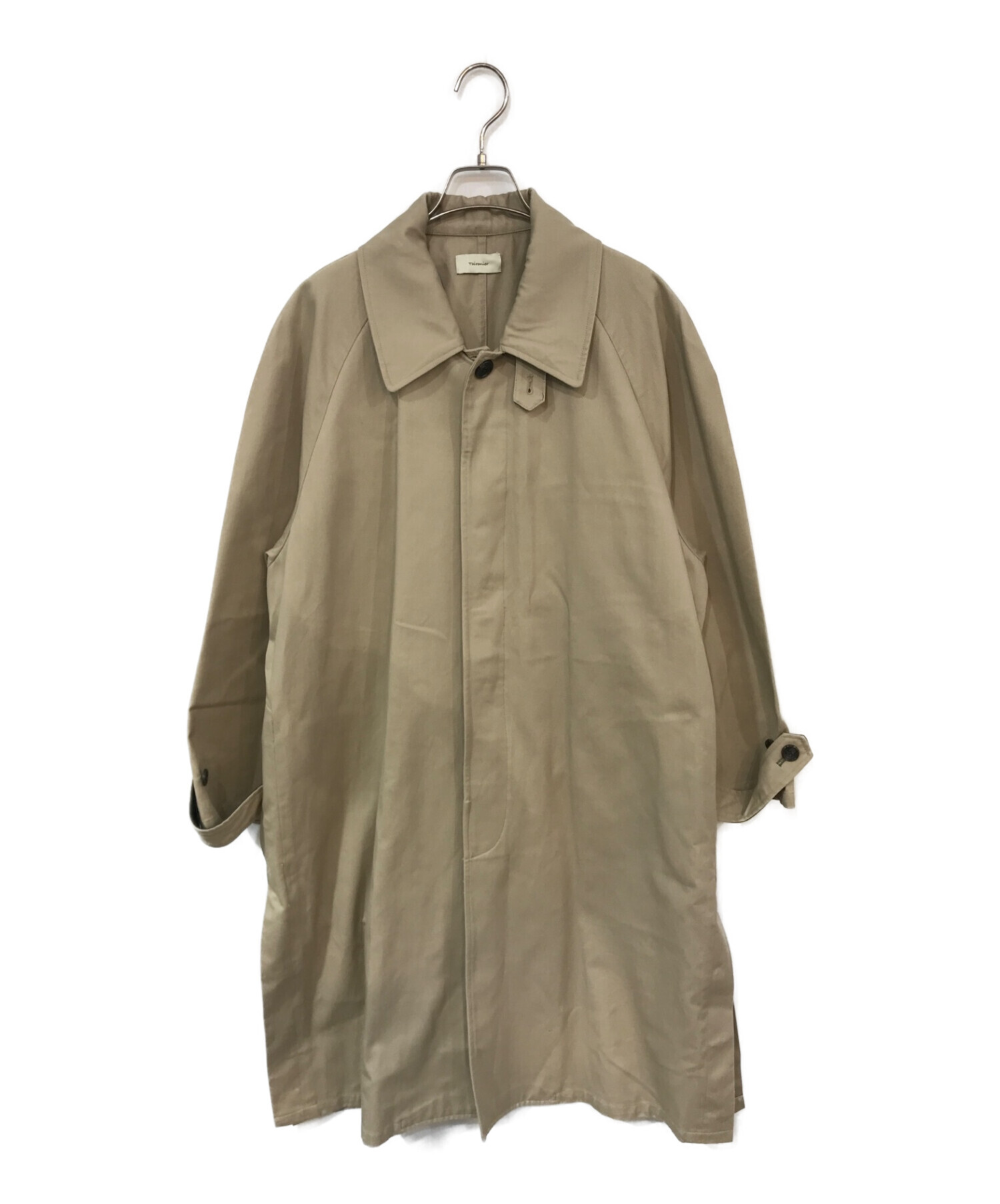 中古・古着通販】Toironier (トワロニエ) ステンカラーコート ベージュ