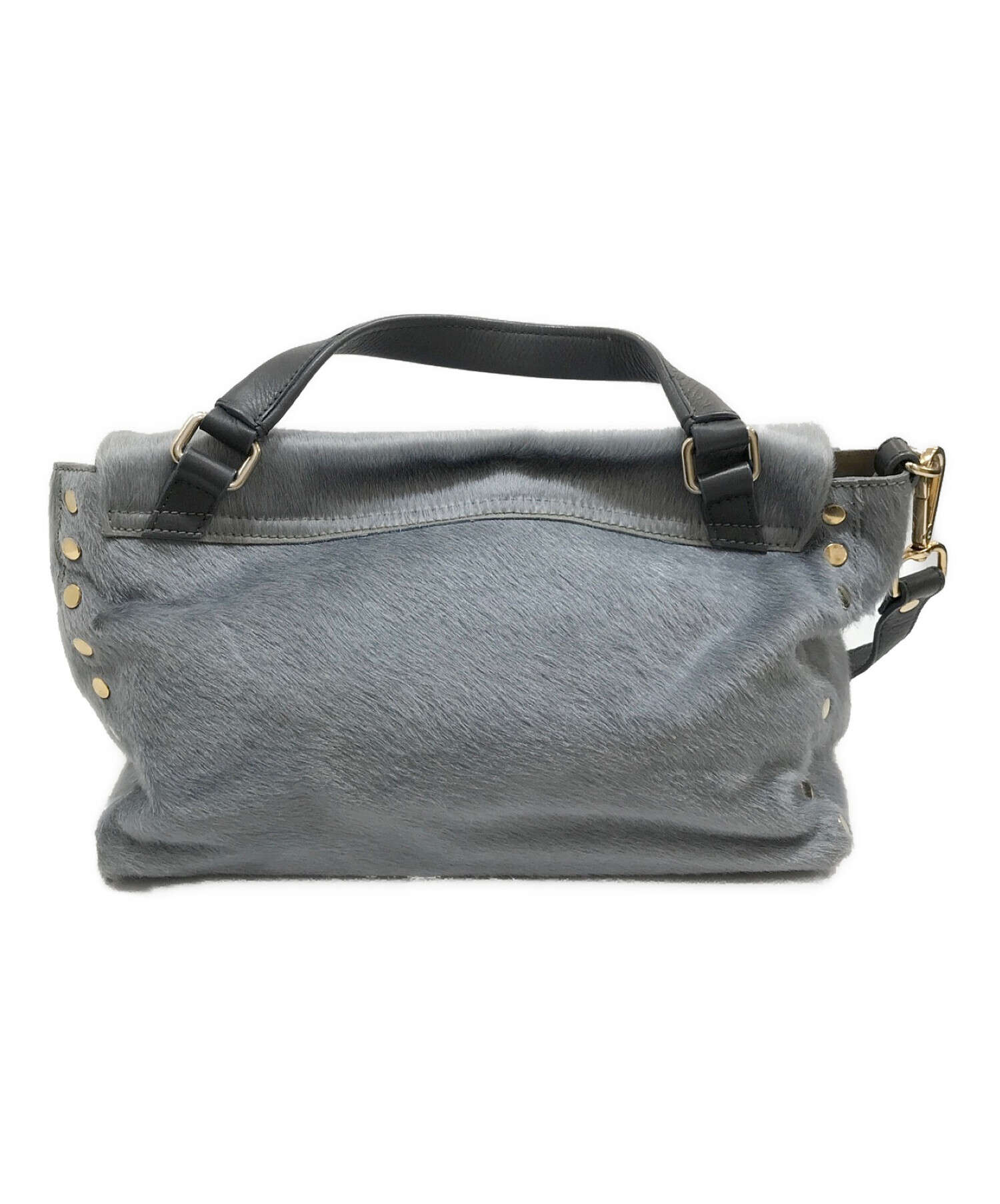 ZANELLATO ショルダーバッグ 4293150 グレー ザネラート POSTINA ライトグレー ショルダーバッグ ZANELLATO