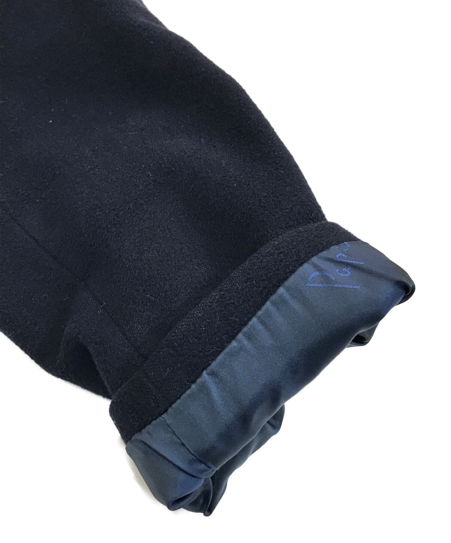 美品　パパス　アンゴラ混　ジャケット　ネイビー　Mサイズ 中古・古着通販】PAPAS (パパス) アンゴラ混ジャケット ネイビー