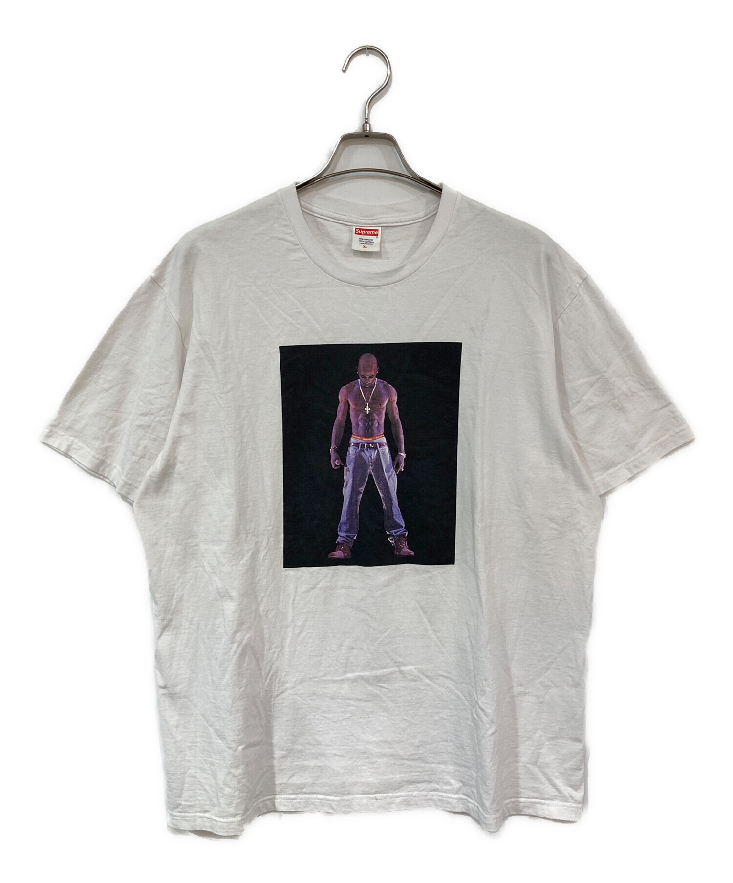 中古・古着通販】SUPREME (シュプリーム) tupac hologram tee ホワイト 