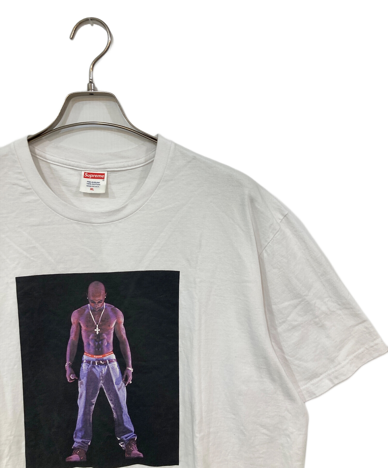 中古・古着通販】SUPREME (シュプリーム) tupac hologram tee ホワイト 