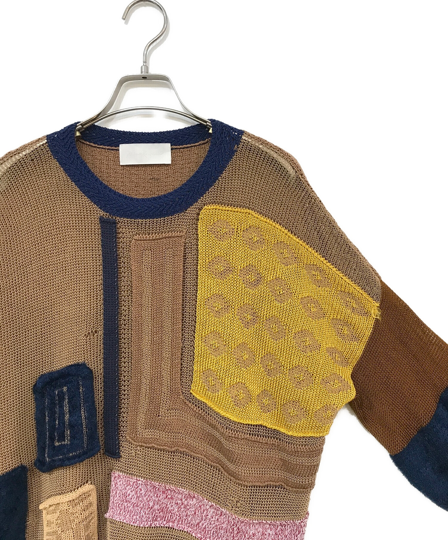 中古・古着通販】mame kurogouchi (マメクロゴウチ) デザインニット  