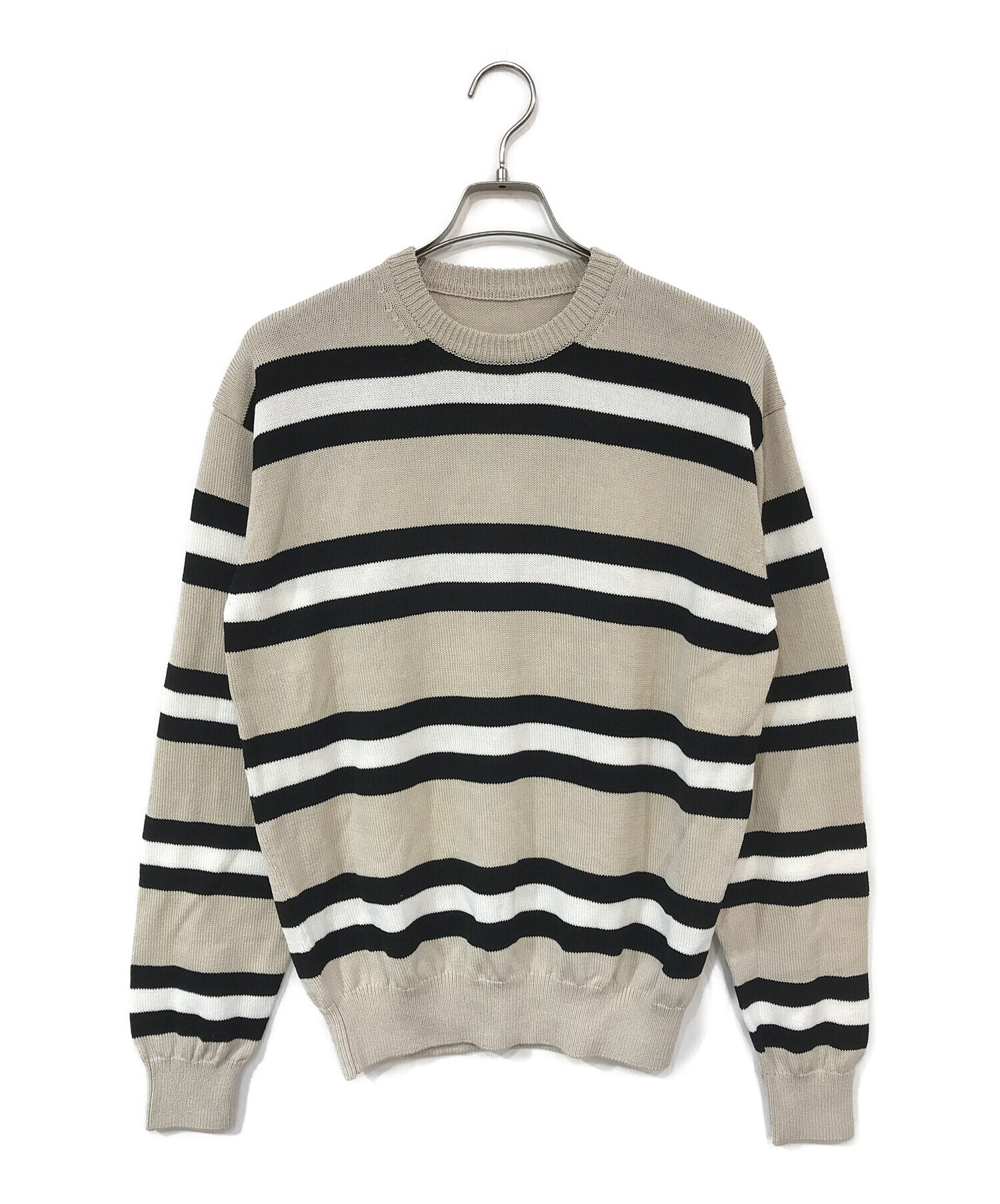 中古・古着通販】SOPHNET. (ソフネット) BORDER CREWNECK KNIT 