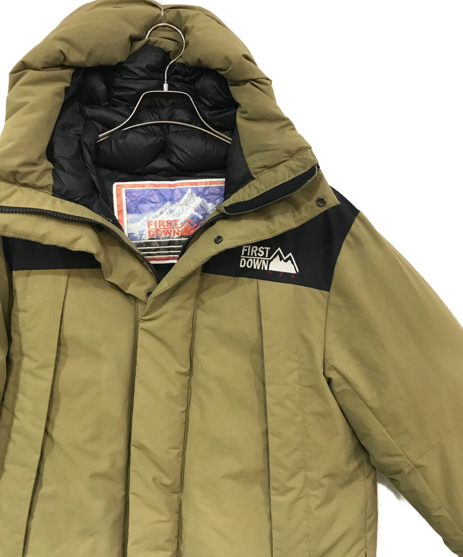 FIRST DOWN ベージュLサイズ